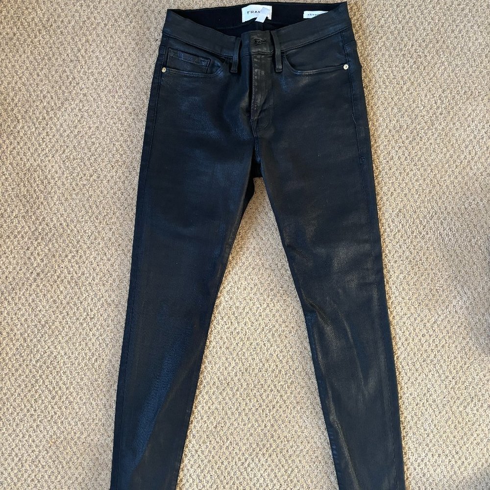 Frame black coated skinny 27